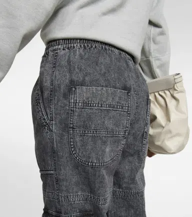 Marant Etoile Viamao high-rise cotton pants | Thumbnail 3