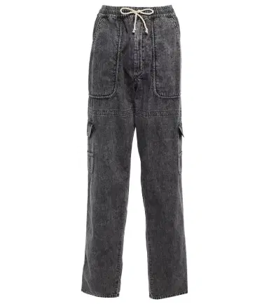 Marant Etoile Viamao high-rise cotton pants | Thumbnail 1