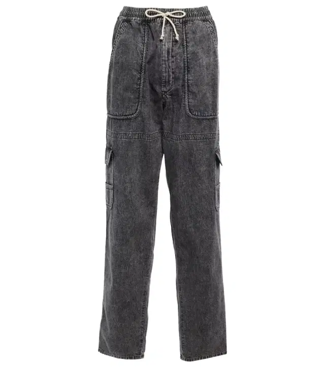 Marant Étoile Viamao high-rise cotton pants