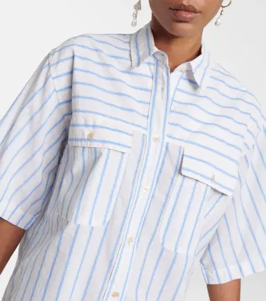 Marant Étoile Nulenci striped cotton shirt | Thumbnail 2
