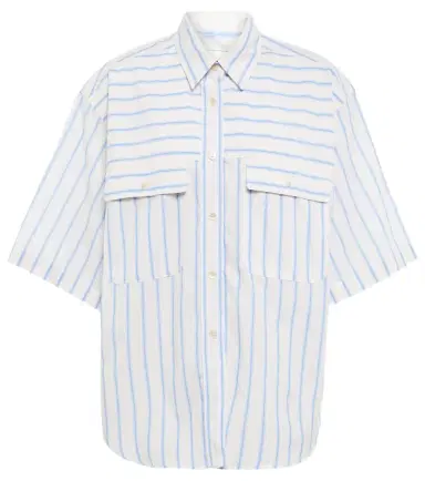 Marant Étoile Nulenci striped cotton shirt | Thumbnail 1
