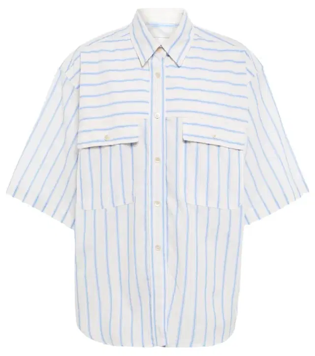 Marant Étoile Nulenci striped cotton shirt