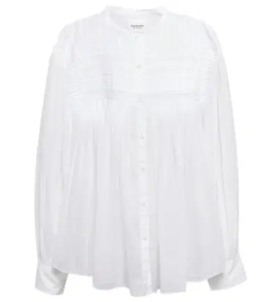 Marant Étoile Plalia oversized cotton blouse | Thumbnail 1 Marant Étoile Plalia oversized cotton blouse | Thumbnail 1