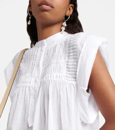 Marant Étoile Leaza cotton blouse | Thumbnail 4