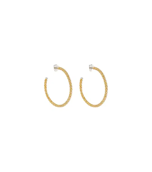 Amina Muaddi Cameron crystal-embellished earrings