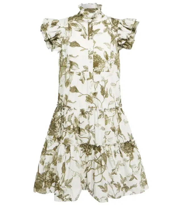 Erdem Pomona printed cotton minidress