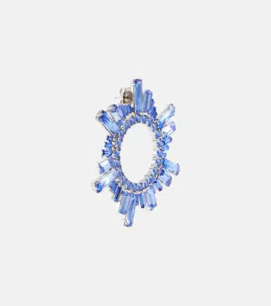 Amina Muaddi Begum crystal-embellished earrings | Thumbnail 3