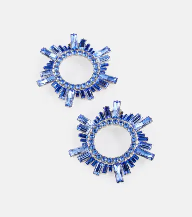 Amina Muaddi Begum crystal-embellished earrings | Thumbnail 4