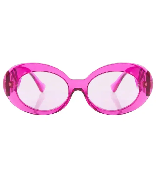 Versace Embellished round sunglasses