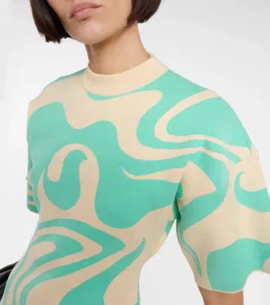 Sportmax Ornati jacquard minidress | Thumbnail 3