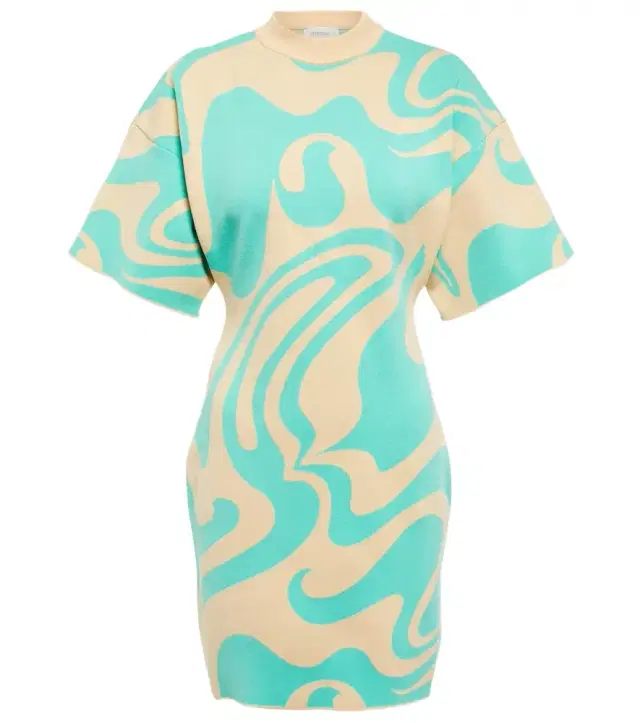 Sportmax Ornati jacquard minidress