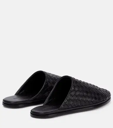 Bottega Veneta Intrecciato leather slippers | Thumbnail 2