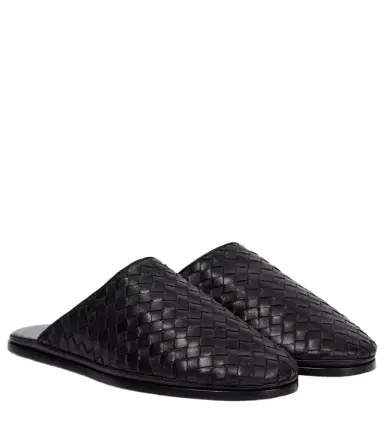 Bottega Veneta Intrecciato leather slippers | Thumbnail 1