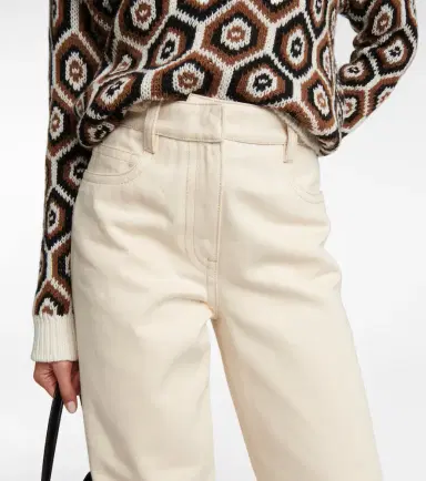 Prada High-rise wide-leg jeans | Thumbnail 3 Prada High-rise wide-leg jeans | Thumbnail 3