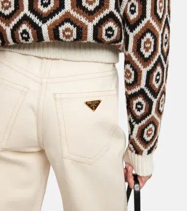 Prada High-rise wide-leg jeans | Thumbnail 4 Prada High-rise wide-leg jeans | Thumbnail 4