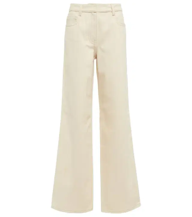 High-rise wide-leg jeans
