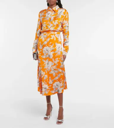 Erdem Lillia floral satin blouse | Thumbnail 3