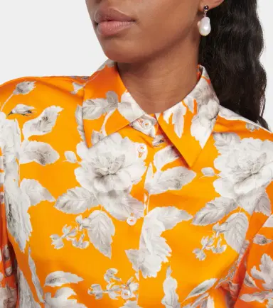 Erdem Lillia floral satin blouse | Thumbnail 6