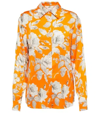 Erdem Lillia floral satin blouse | Thumbnail 1