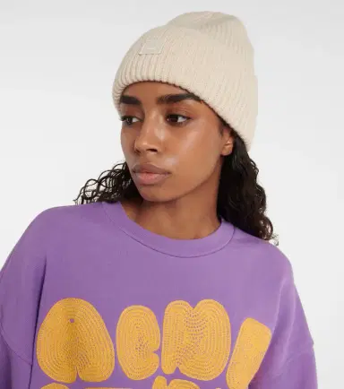 Acne Studios Pana ribbed-knit wool beanie | Thumbnail 4 Acne Studios Pana ribbed-knit wool beanie | Thumbnail 4