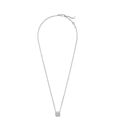 Pomellato Nudo Solitaire 18kt rose and white gold necklace with diamonds | Thumbnail 1 Pomellato Nudo Solitaire 18kt rose and white gold necklace with diamonds | Thumbnail 1
