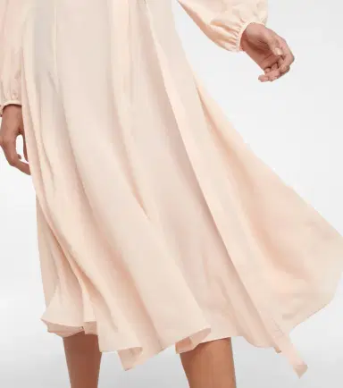 Chloe Chloé Ruffled silk shirt dress | Thumbnail 5