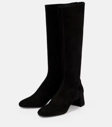 Aquazzura Saint Honore suede knee-high boots | Thumbnail 4