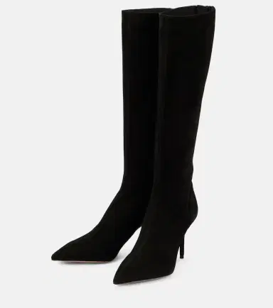 Aquazzura Saint Honore 85 suede boots | Thumbnail 3