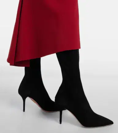 Aquazzura Saint Honore 85 suede boots | Thumbnail 5