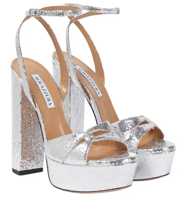 Aquazzura Sinner leather platform sandals