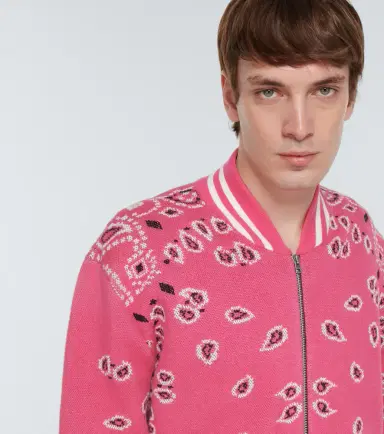 Alanui Bandana jacquard cotton bomber jacket | Thumbnail 2
