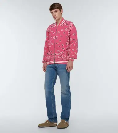 Alanui Bandana jacquard cotton bomber jacket | Thumbnail 5