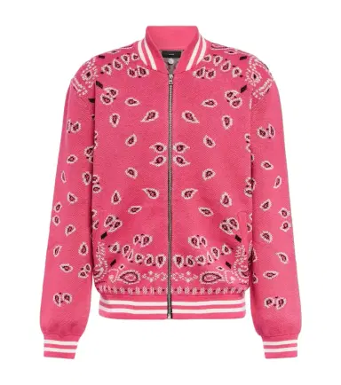 Alanui Bandana jacquard cotton bomber jacket | Thumbnail 1