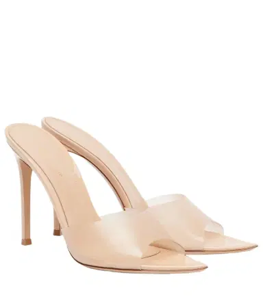 Gianvito Rossi Elle 105 TPU and patent leather mules | Thumbnail 1 Gianvito Rossi Elle 105 TPU and patent leather mules | Thumbnail 1