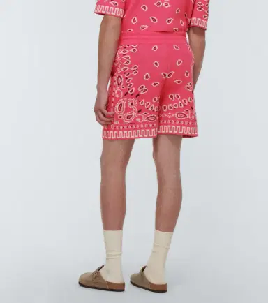 Alanui Bandana cotton-blend piqué shorts | Thumbnail 2