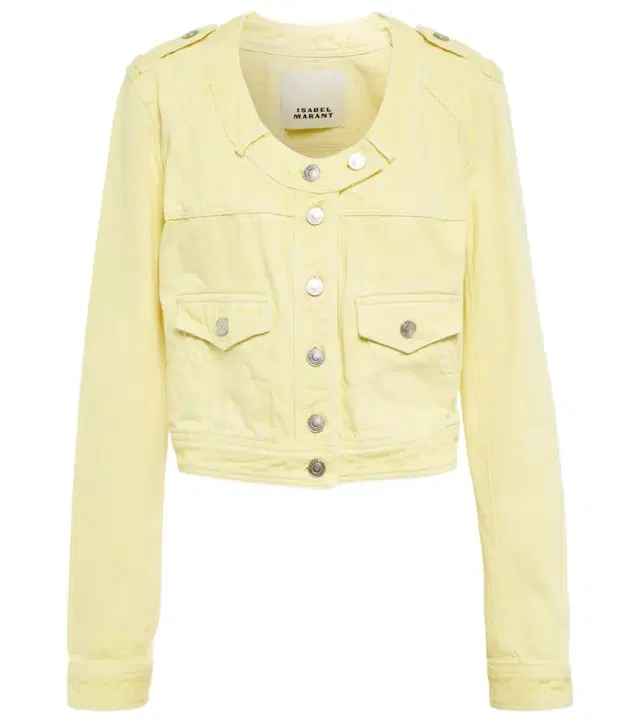 Isabel Marant Valene cropped denim jacket