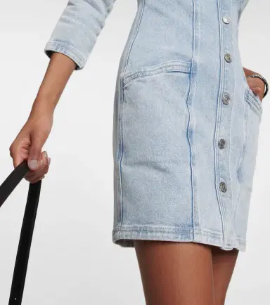 Isabel Marant Vona denim minidress | Thumbnail 3