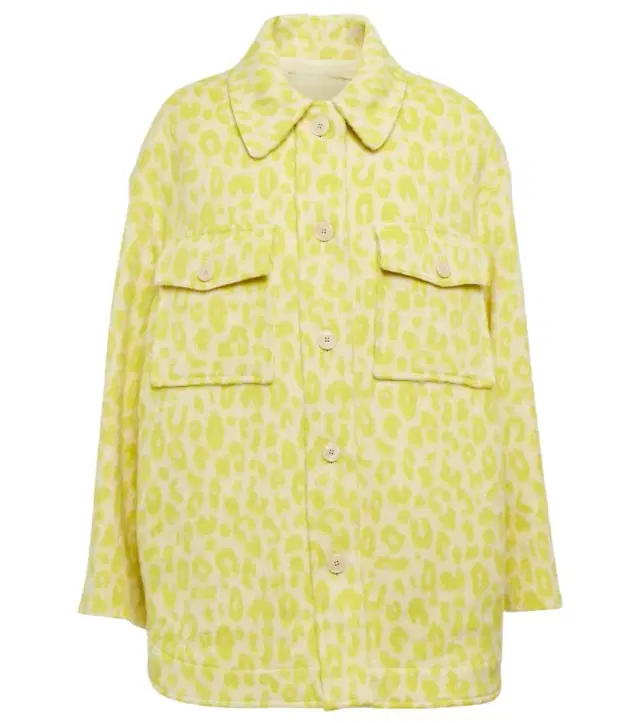 Isabel Marant Printed virgin wool overshirt