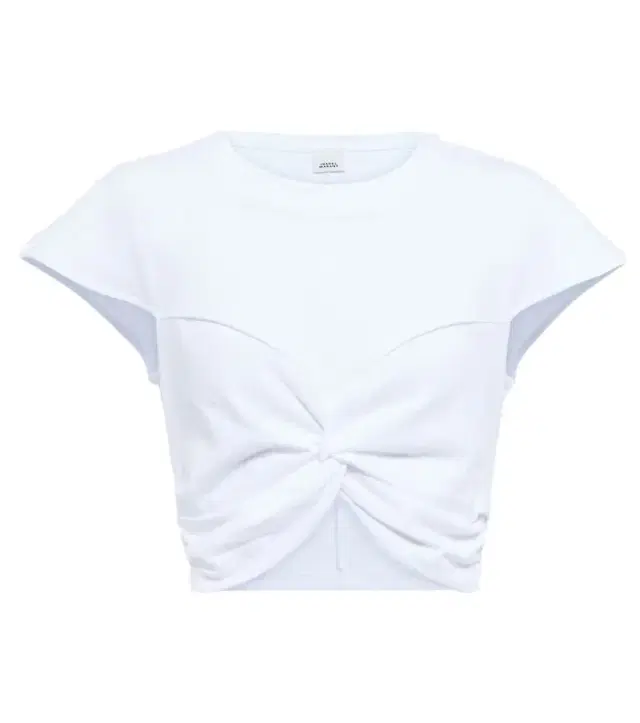 Isabel Marant Zineae cotton jersey crop top