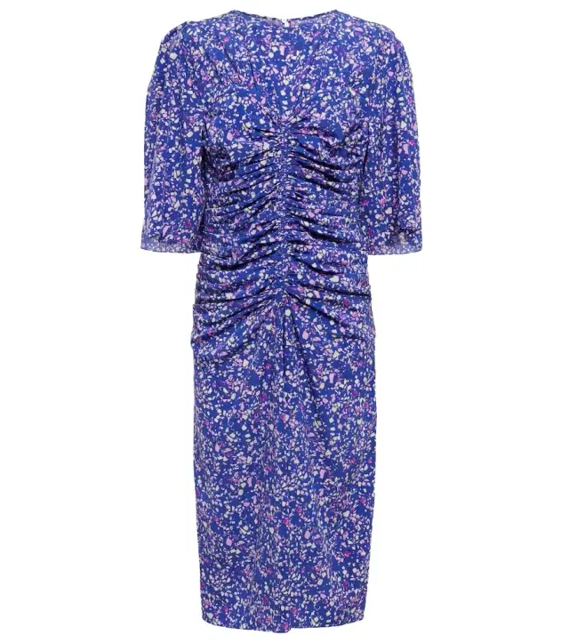 Isabel Marant Lurner silk-blend midi dress