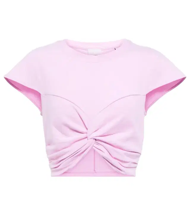Isabel Marant Zineae cotton jersey crop top