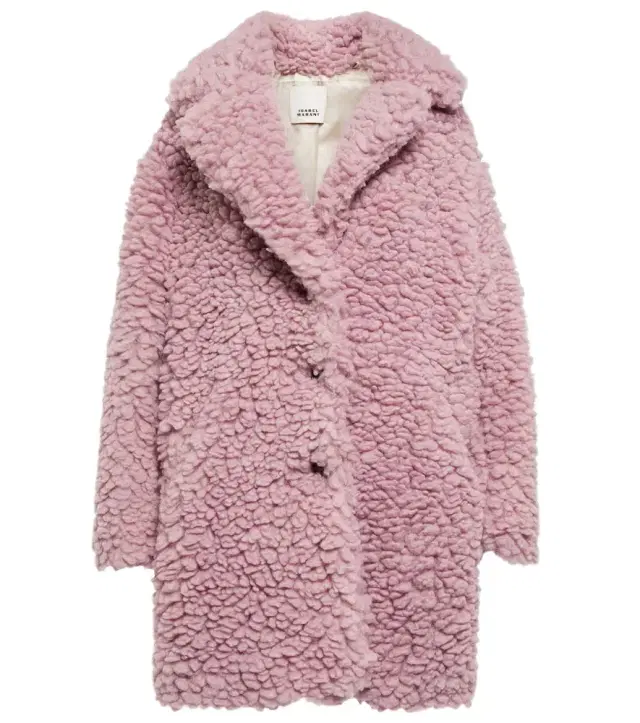 Isabel Marant Sabrinega teddy coat