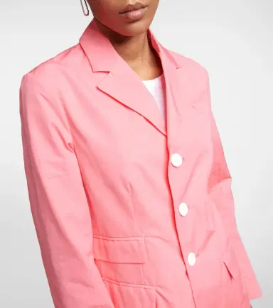 Plan C Single-breasted cotton blazer | Thumbnail 3