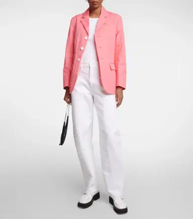Plan C Single-breasted cotton blazer | Thumbnail 4
