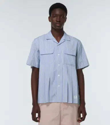 Sacai Striped cotton shirt | Thumbnail 5