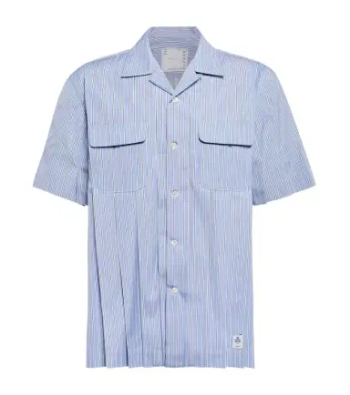 Sacai Striped cotton shirt | Thumbnail 1