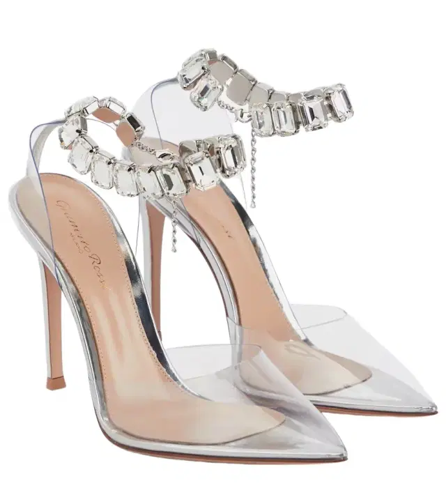 Gianvito Rossi Embellished PVC pumps