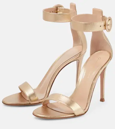 Gianvito Rossi Portofino 105 leather sandals | Thumbnail 3
