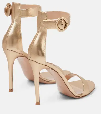 Gianvito Rossi Portofino 105 leather sandals | Thumbnail 4