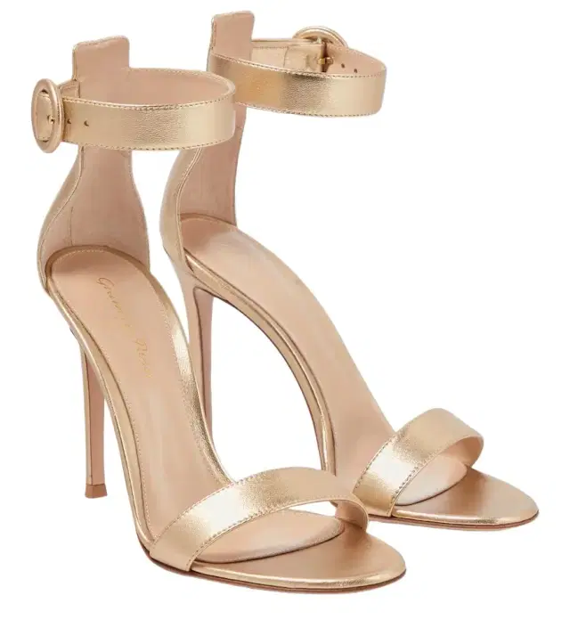 Gianvito Rossi Portofino 105 leather sandals